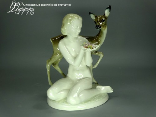 Купить фарфоровые статуэтки Hutschenreuther, Лесная нимфа, Германия
